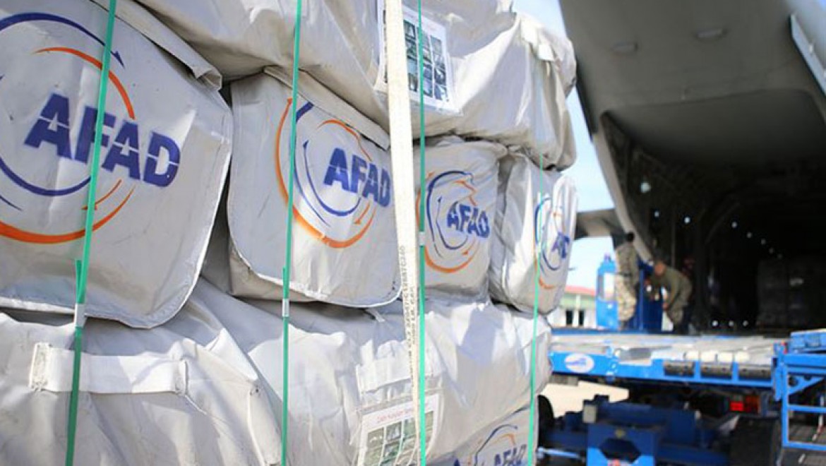 AFAD aracılığıyla 58 ülkeye 4,5 milyar liralık insani yardım