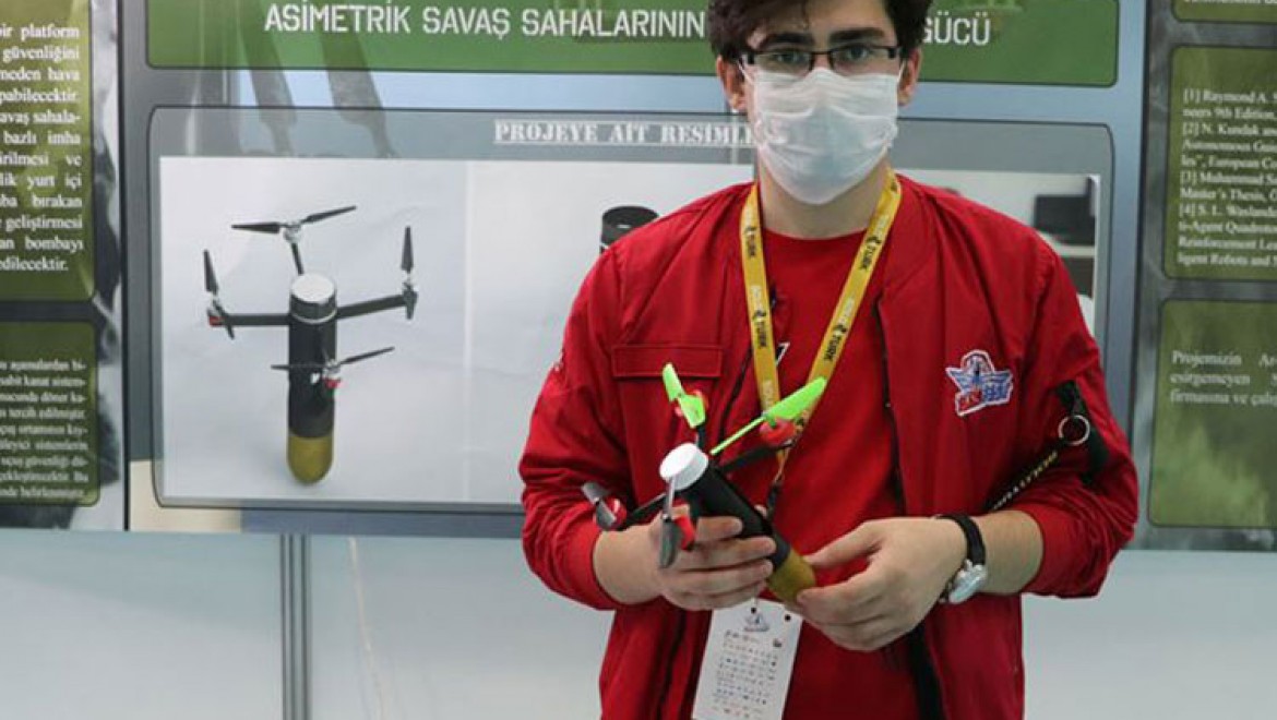 KTÜ öğrencileri '40 Milimetrelik Bomba Entegreli Multikopter' tasarladı