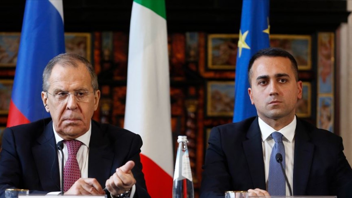 İtalya Dışişleri Bakanı Di Maio, Rus mevkidaşı Lavrov ile görüştü