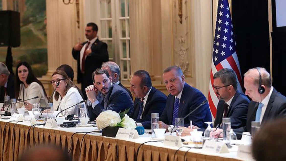 Erdoğan Doğu-Batı Enstitüsü'nce düzenlenen toplantıya katıldı