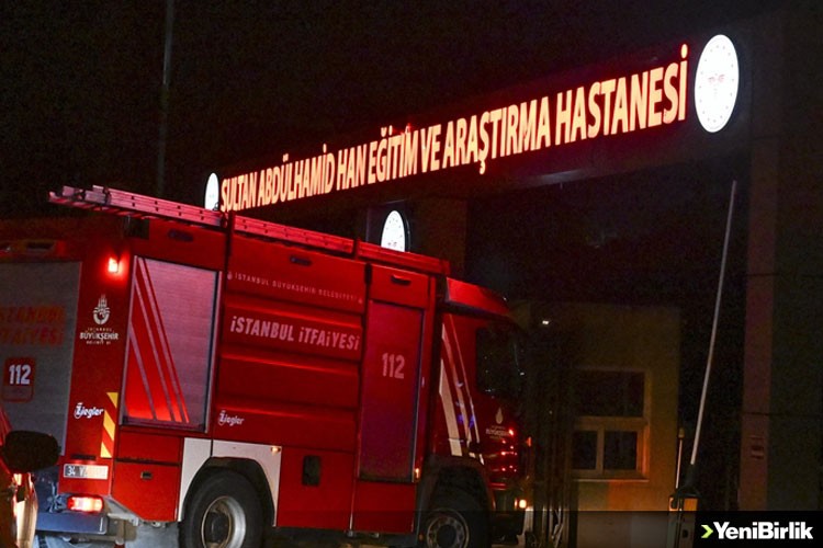 Üsküdar'da hastanede çıkan yangın söndürüldü