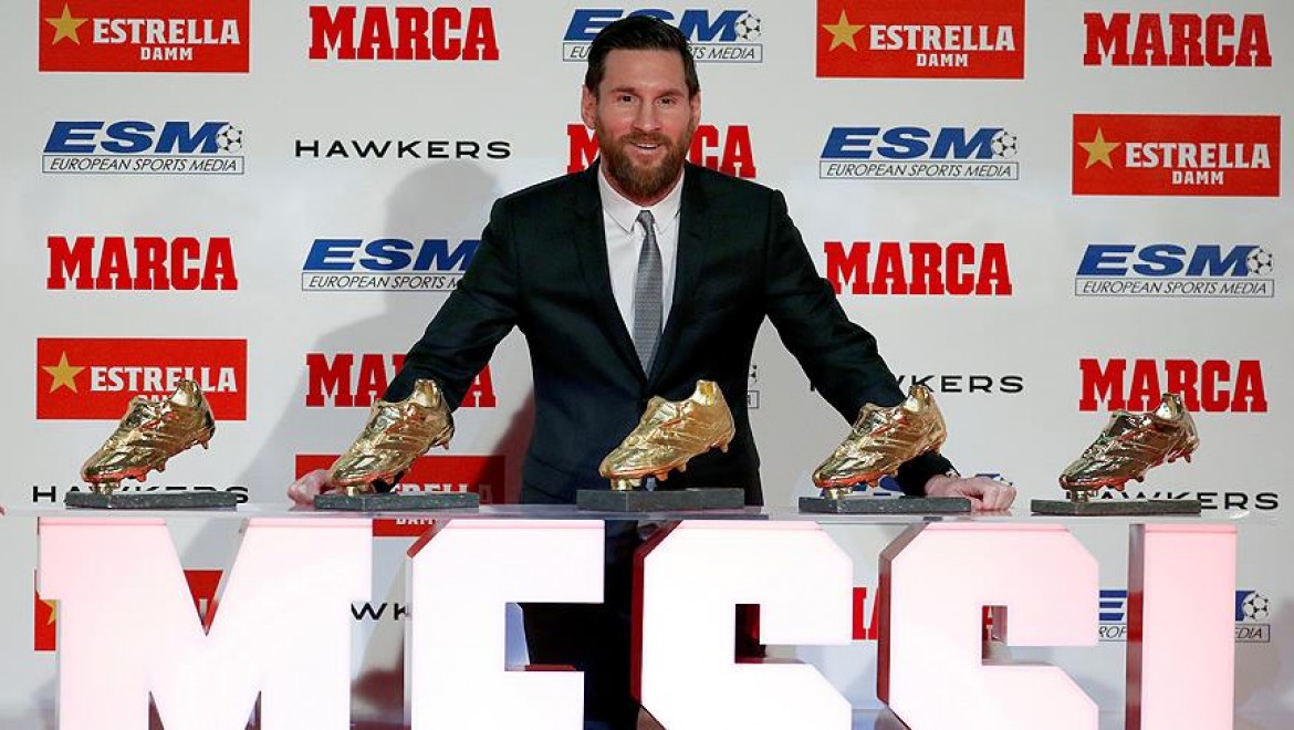 "Altın Ayakkabı" 5. Kez Lionel Messi'nin