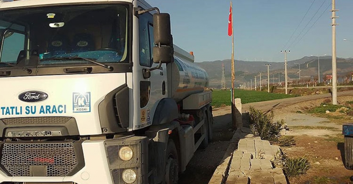 Konya Büyükşehir Belediyesi Hatay'a su ulaştırmaya devam etti