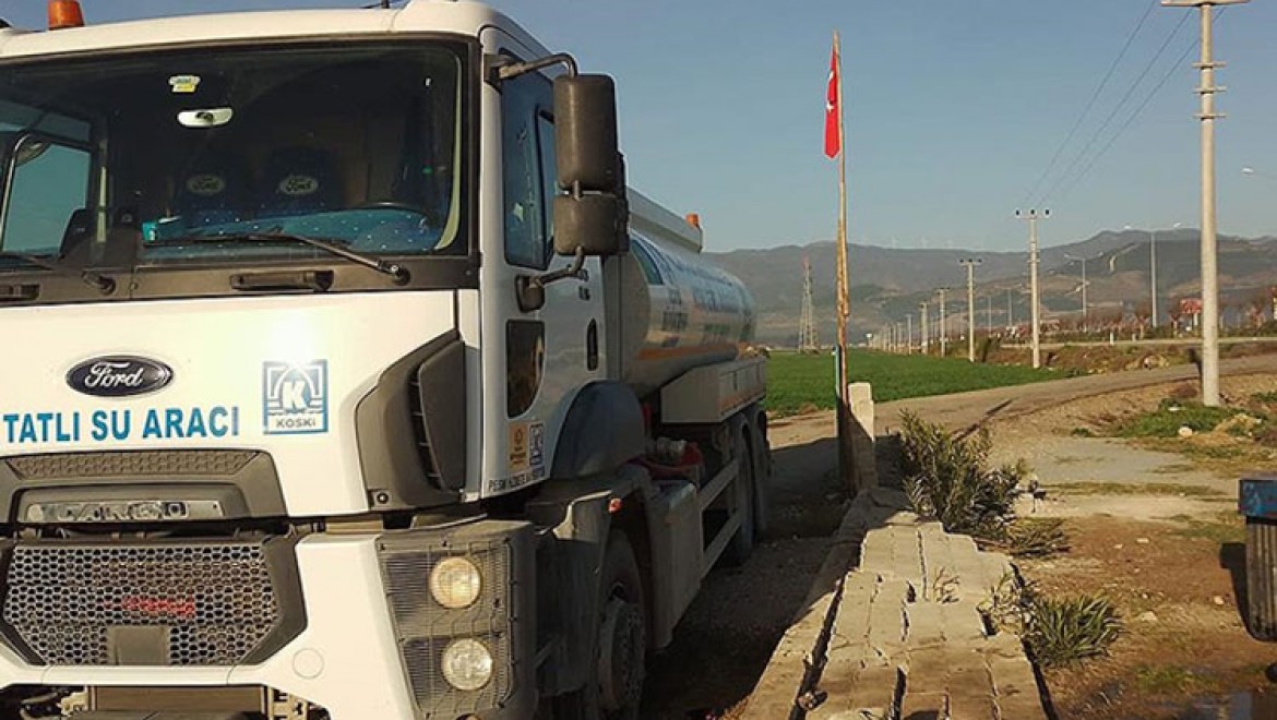 Konya Büyükşehir Belediyesi Hatay'a su ulaştırmaya devam etti