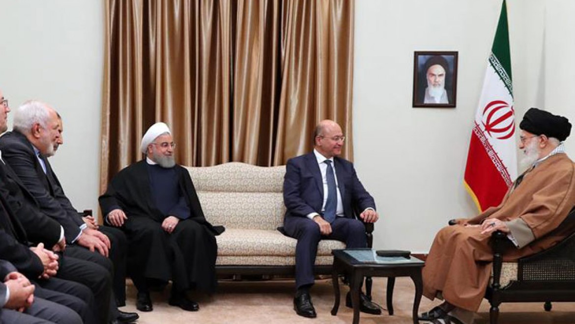 Irak Cumhurbaşkanı Salih İran lideri Hamaney İle Bir Araya Geldi