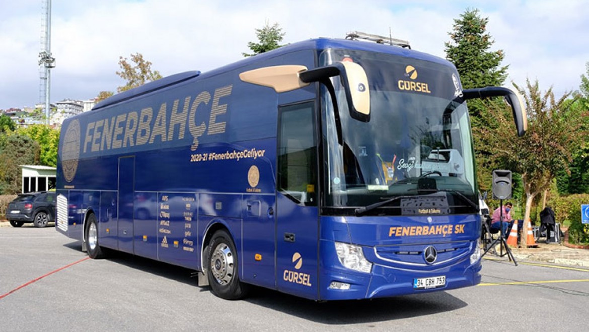 Fenerbahçe'nin Mercedes-Benz Takım Otobüsü yeni tasarımıyla 2020/2021 sezonuna hazır