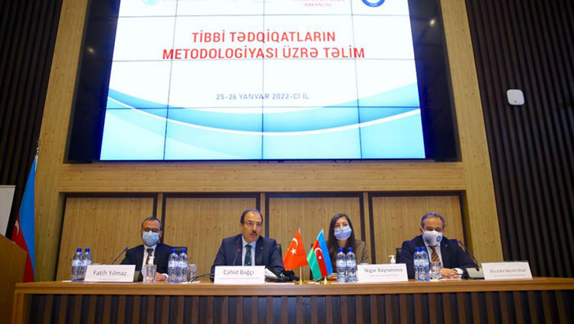 TİKA Azerbaycan'da "Tıbbi Araştırmalarda Yöntem Bilim Kursu" düzenledi