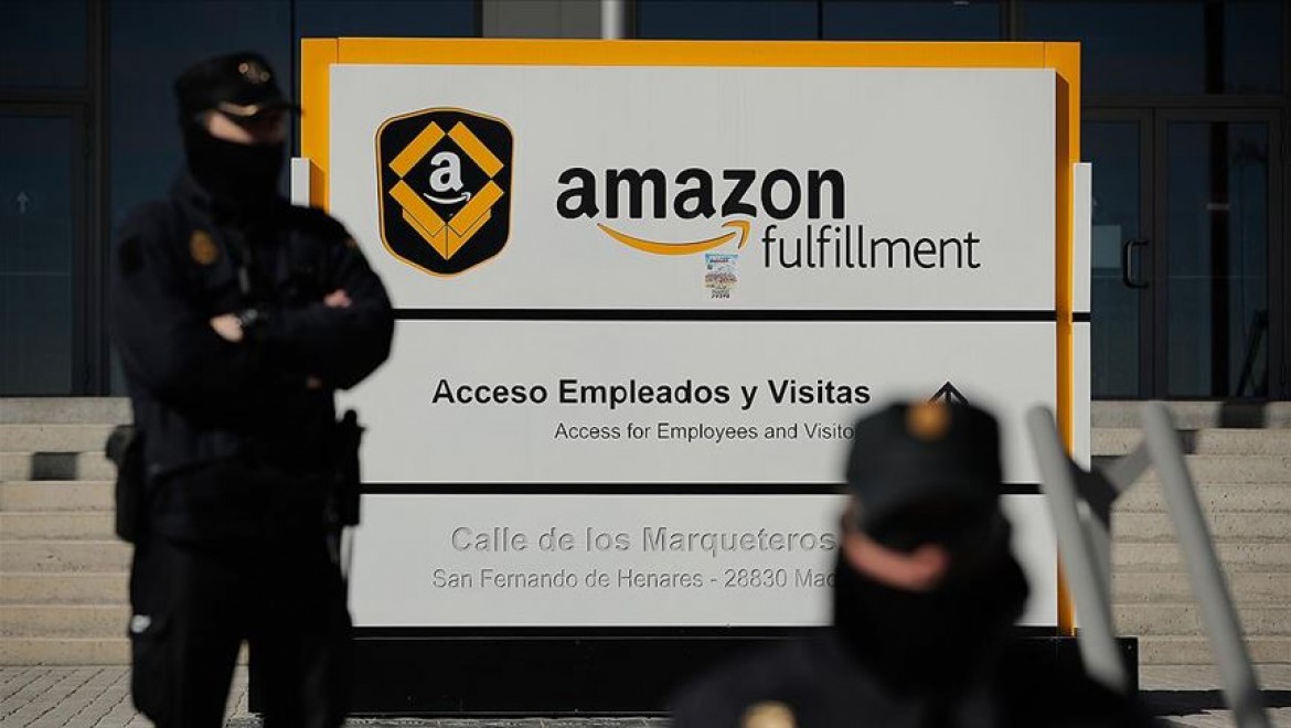 Amazon'un Madrid'deki ofisine asılsız bomba ihbarı