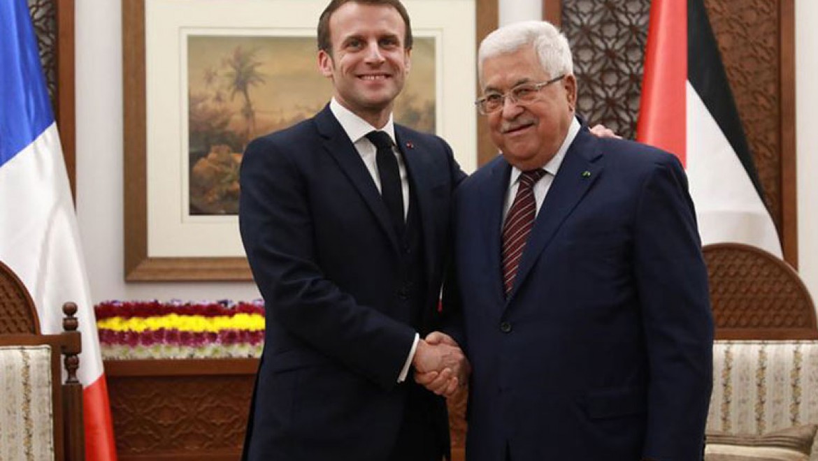 Abbas ve Macron, Filistin meselesi ve bölgesel gelişmeleri değerlendirdi
