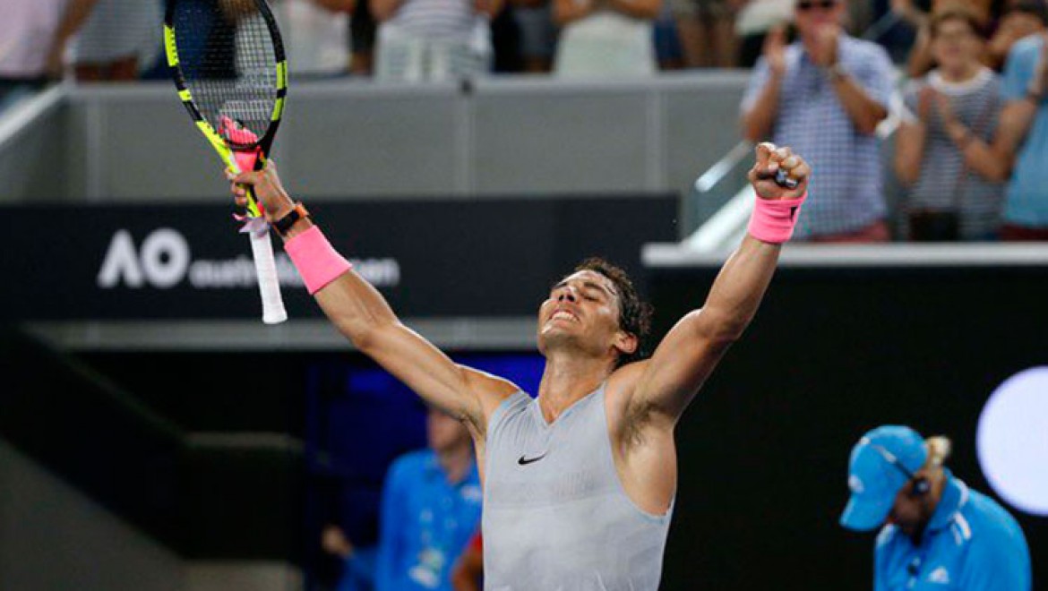 Nadal Avustralya Açık'ta yoluna doludizgin devam ediyor