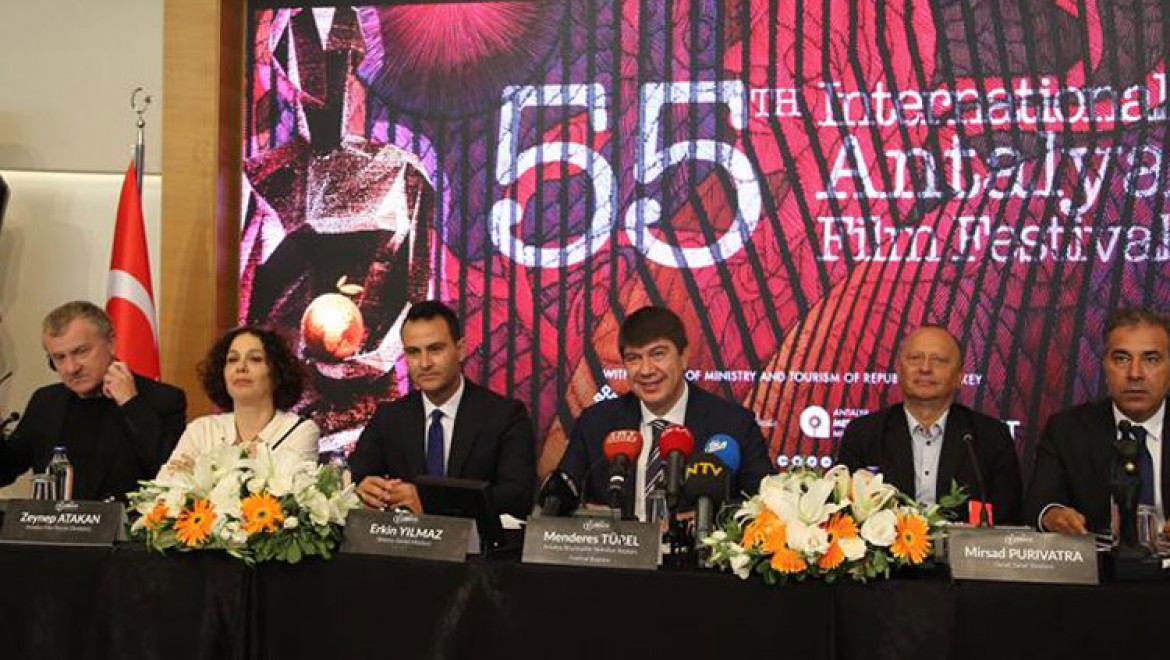 55. Uluslararası Antalya Film Festivali 29 Eylül-5 Ekim'de Yapılacak
