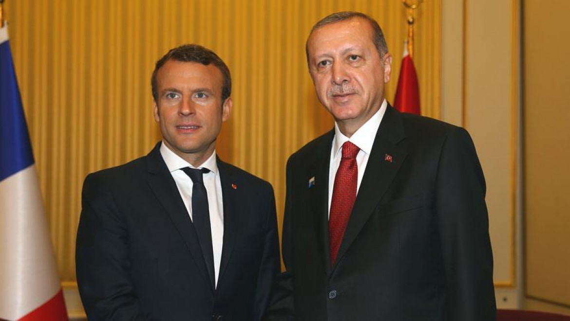 Cumhurbaşkanı Erdoğan Macron İle Görüştü