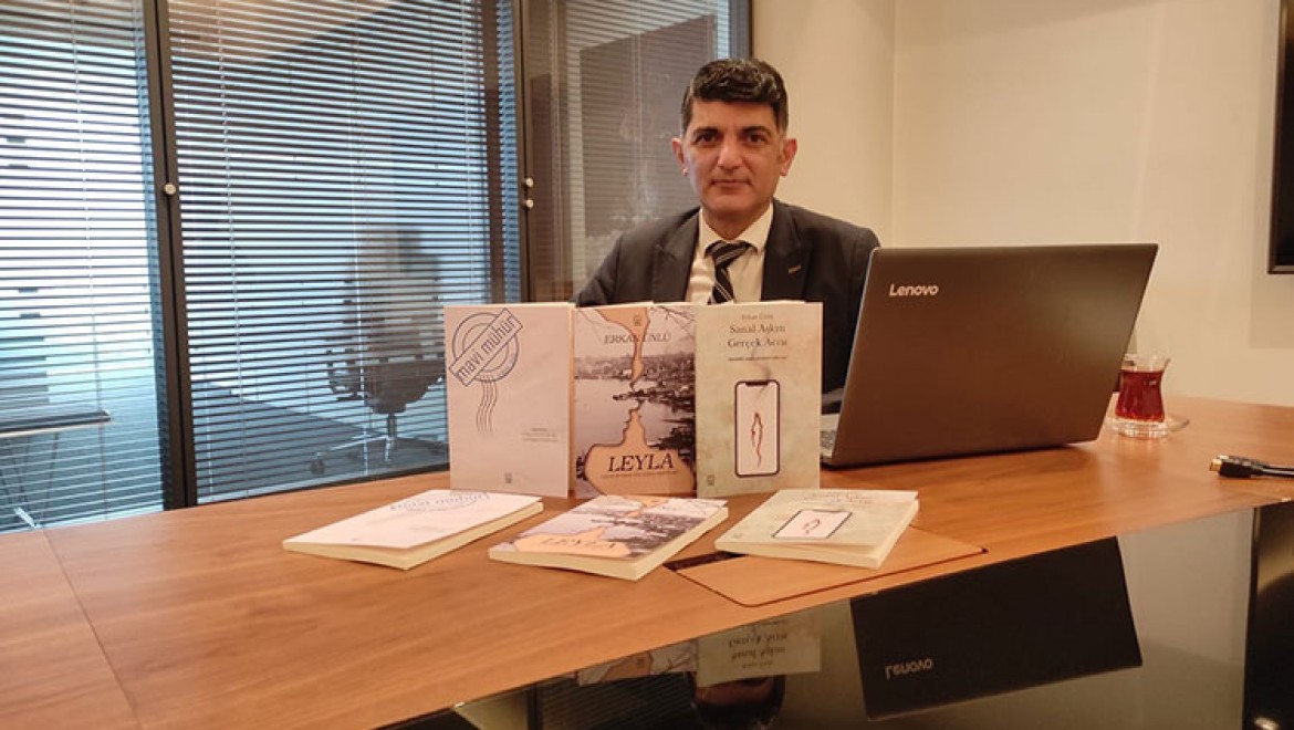 Erkan Ünlü'nün 3. kitabı "Sanal Aşkın Gerçek Acısı" çıktı