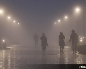 Edirne'de yoğun sis etkili oluyor