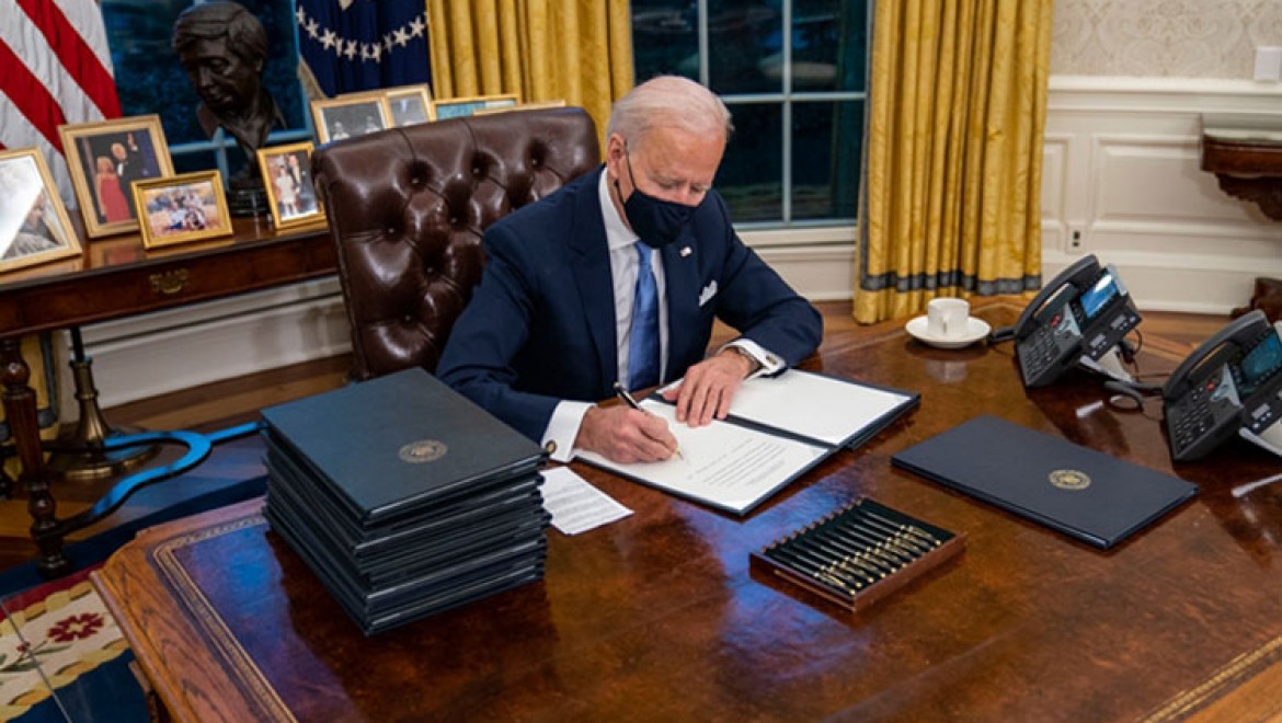 ABD Başkanı Biden, tedarik zincirini güçlendirmeye yönelik kararname imzaladı