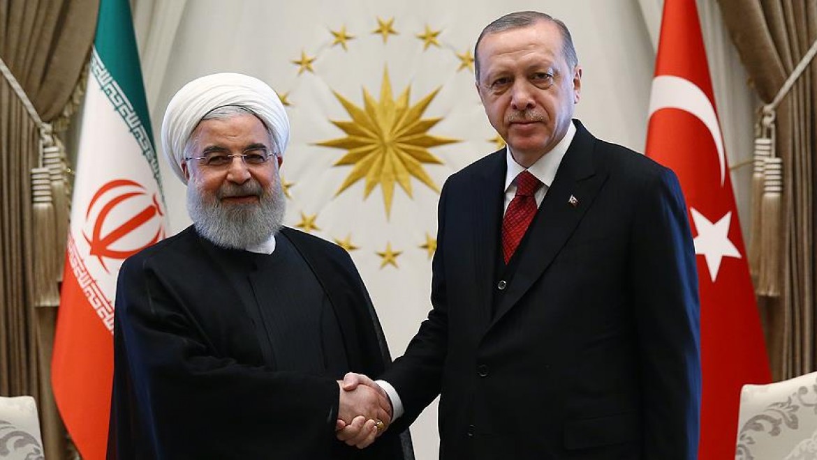Cumhurbaşkanı Erdoğan İle Hasan Ruhani Suriye'yi Görüştü