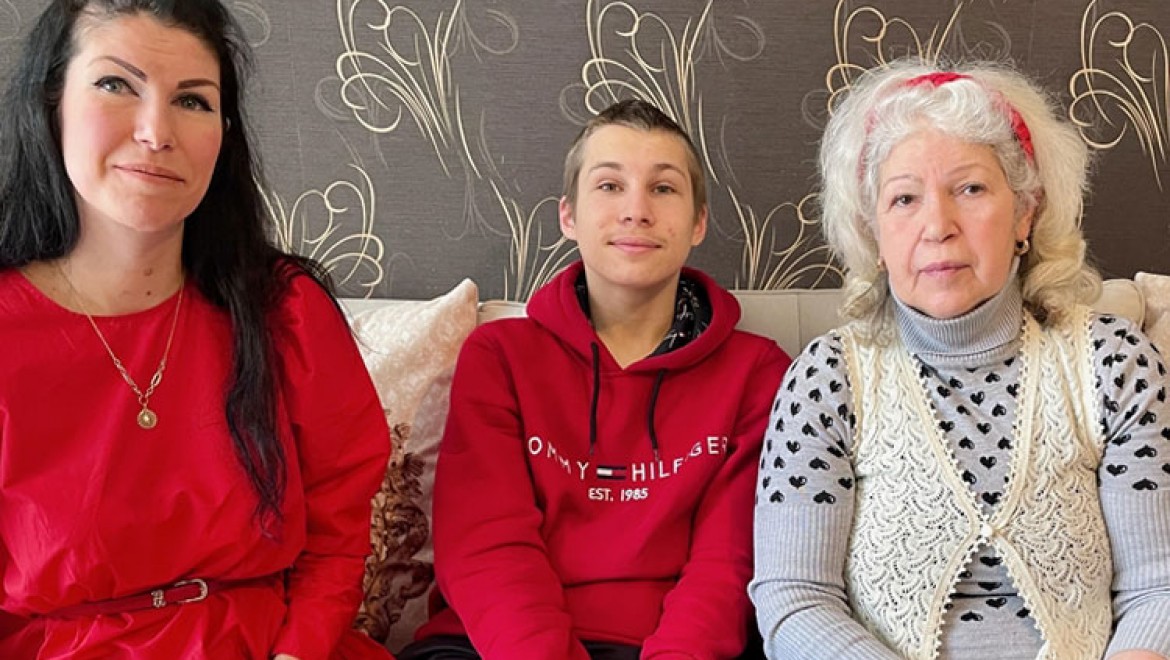 Torunuyla Türkiye'ye sığınan Ukraynalı kadın 8 günlük zorlu yolculuğu anlattı