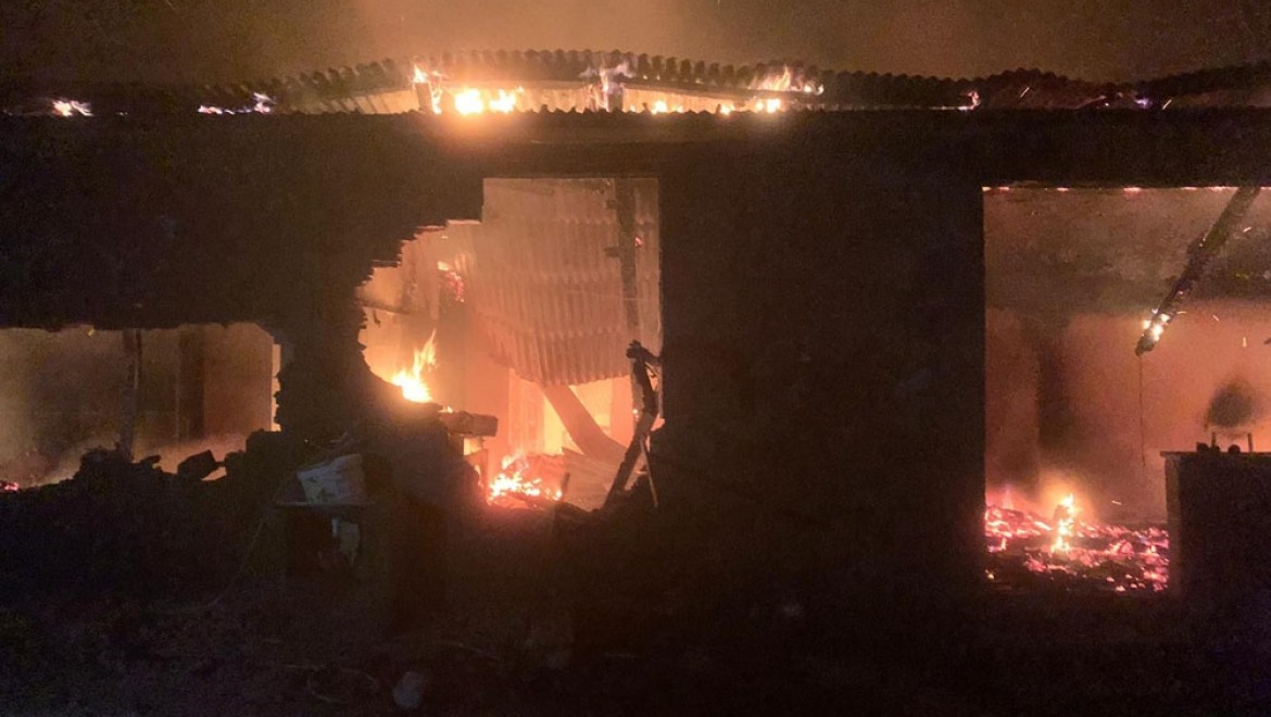 Giresun'da ev yangını: 2 ölü