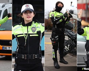 "Ankara'nın kalbi"nde trafik düzenini kadın polisler sağlıyor