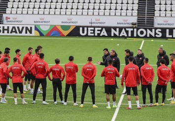 A Milli Futbol Takımı, Faroe Adaları maçı hazırlıklarını sürdürdü