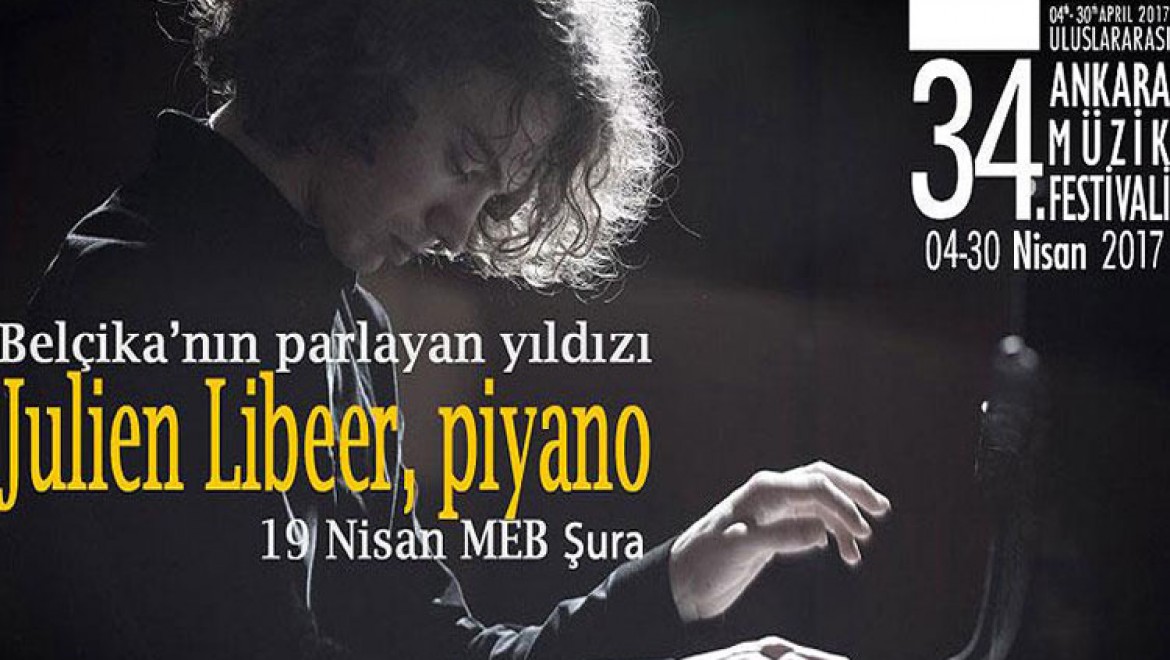 Julien Libeer 34. Uluslararası Ankara Müzik Festivali'nde