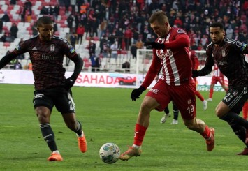 Beşiktaş Demir Grup Sivasspor deplasmanından puansız döndü