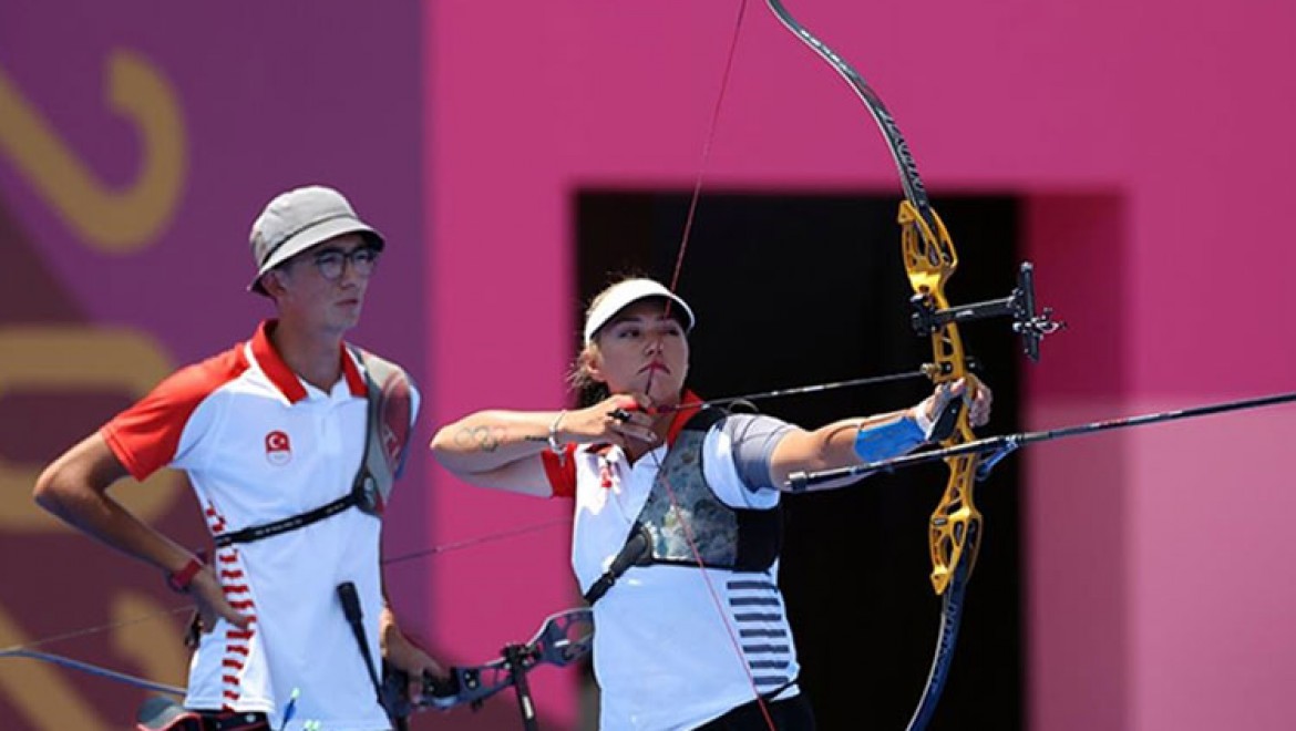 2020 Tokyo Olimpiyat Oyunları'nda Milli okçu Anagöz son 16 turuna yükseldi