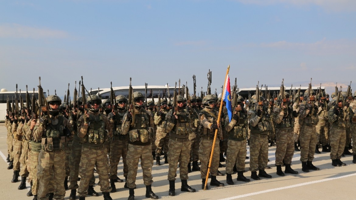 600 Asker Afrin'e Uğurlandı
