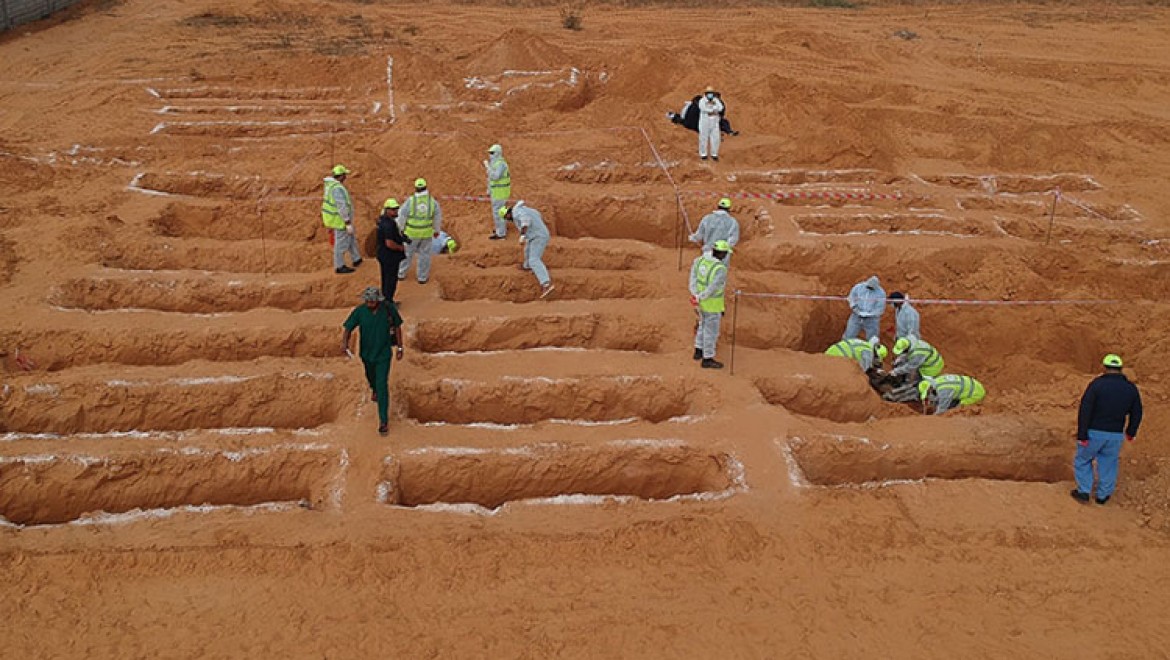 Libya'da toplu mezarlardan sorumlu tutulan Hafter'e bağlı 'Kani' milislerinin bulunması için gösteri düzenlendi