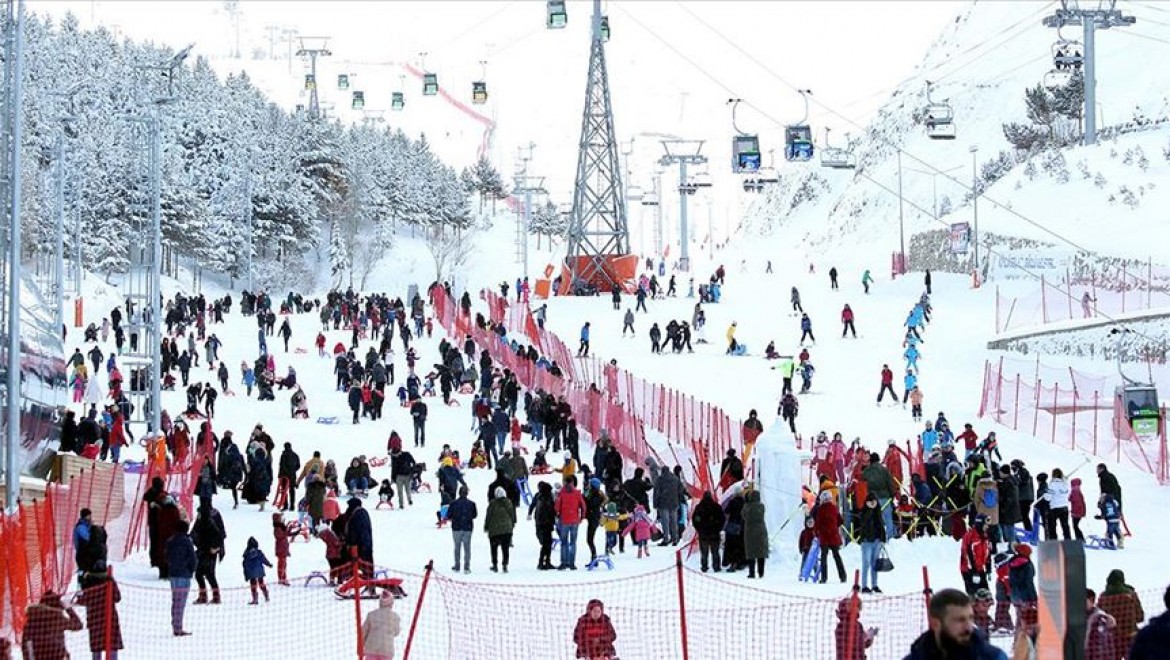 'Kış turizminin gözdesi' Erzurum 1 milyonluk hedefi aştı
