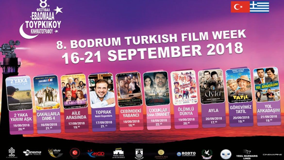 8.Bodrum Türk Filmleri Haftası Başladı