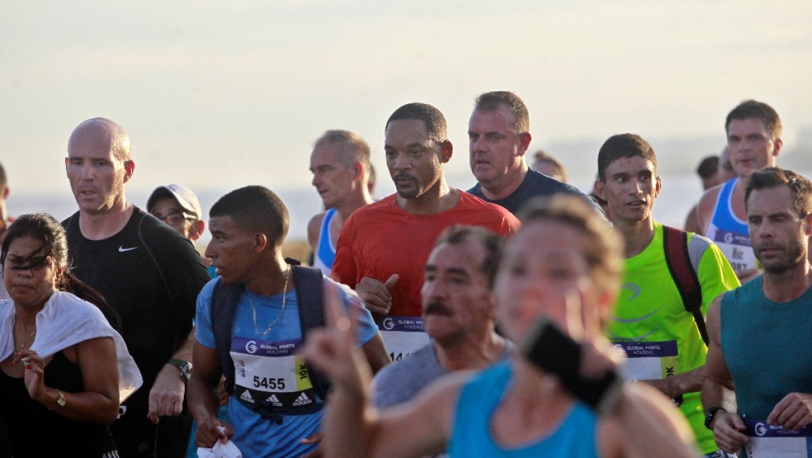Will Smith Küba'da Maraton Koştu
