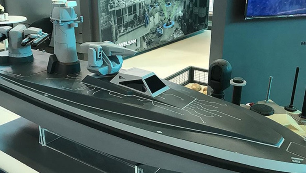 Silahlı insansız deniz aracı Sancar, ilk kez vitrine çıktı
