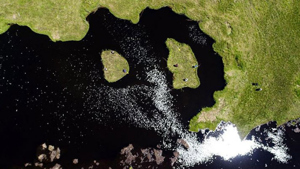 Tortum'un 'yüzen adalar'ı turizme kazandırılacak