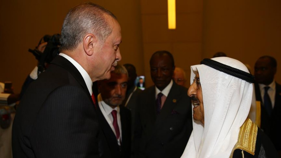 Cumhurbaşkanı Erdoğan Kuveyt Emiri İle Görüştü