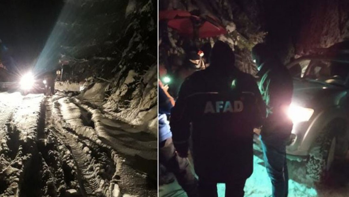 Karabük'te olumsuz hava koşulları nedeniyle mahsur kalan 8 kişi kurtarıldı