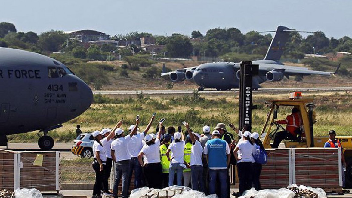 ABD'nin 'Yardım Uçakları' Venezuela Sınırında