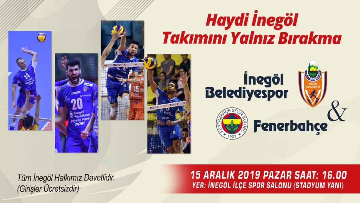 İnegöl Belediyespor Fenerbahçe'yi Ağırlıyor