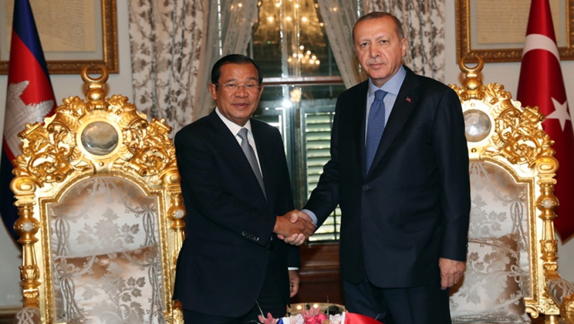 Cumhurbaşkanı Erdoğan Kamboçya Başbakanını Kabul Etti