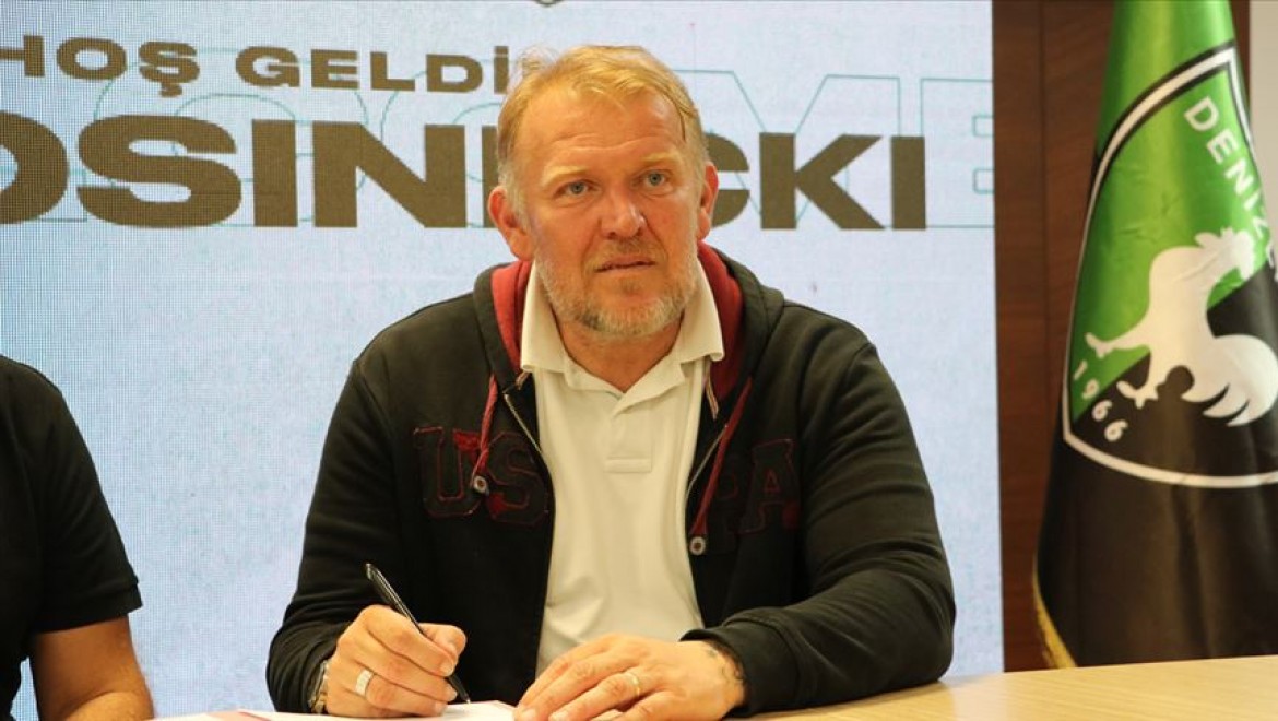 Denizlispor teknik direktör Robert Prosinecki ile sözleşme imzaladı