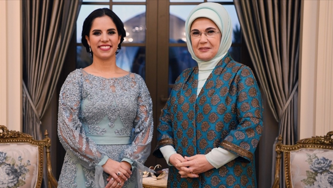 Emine Erdoğan El Salvador First Lady'si Bukele ile bir araya geldi