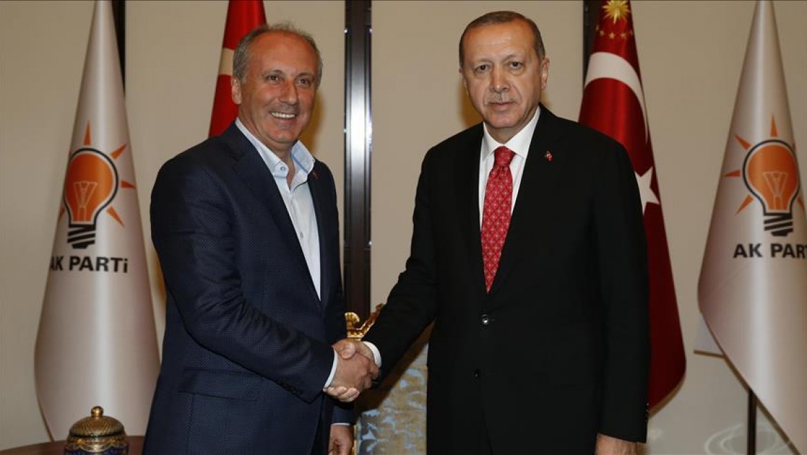 Muharrem İnce'den Cumhurbaşkanı Erdoğan'a Tebrik