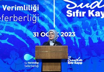Emine Erdoğan: Türkiye Yüzyılı'na bir damla da siz olun