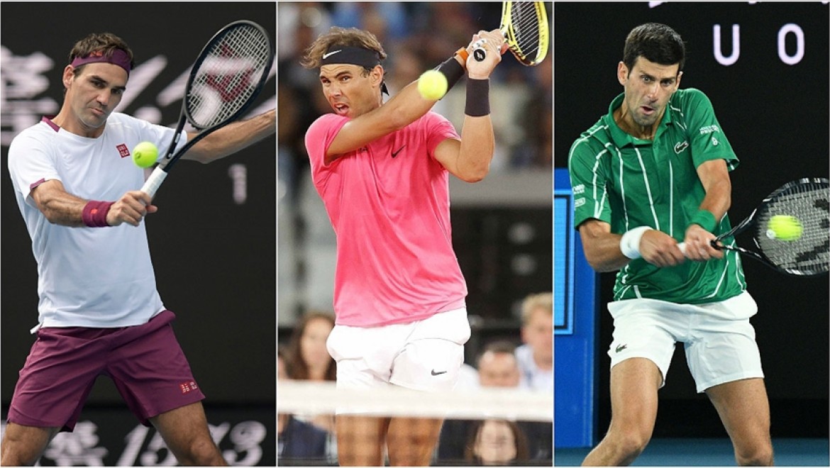 Federer-Nadal-Djokovic 3'lüsü hakimiyetini her geçen gün daha da güçlendiriyor