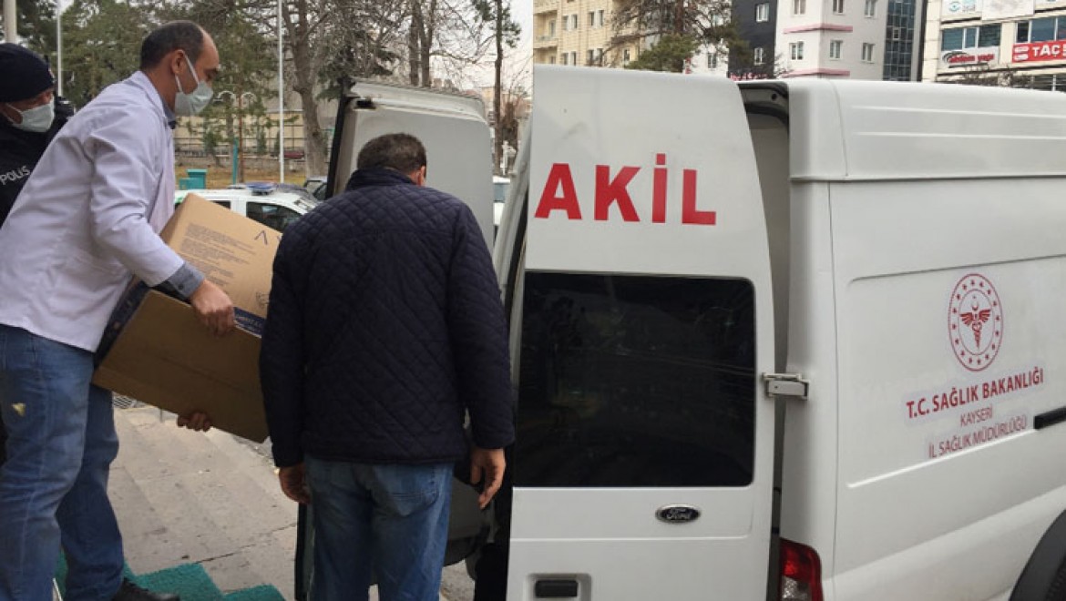 Kayseri'de korona virüs aşıları hastanelere dağıtılmaya başlandı