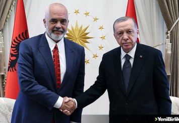 Cumhurbaşkanı Erdoğan Arnavutluk Başbakanı Rama'yı kabul etti