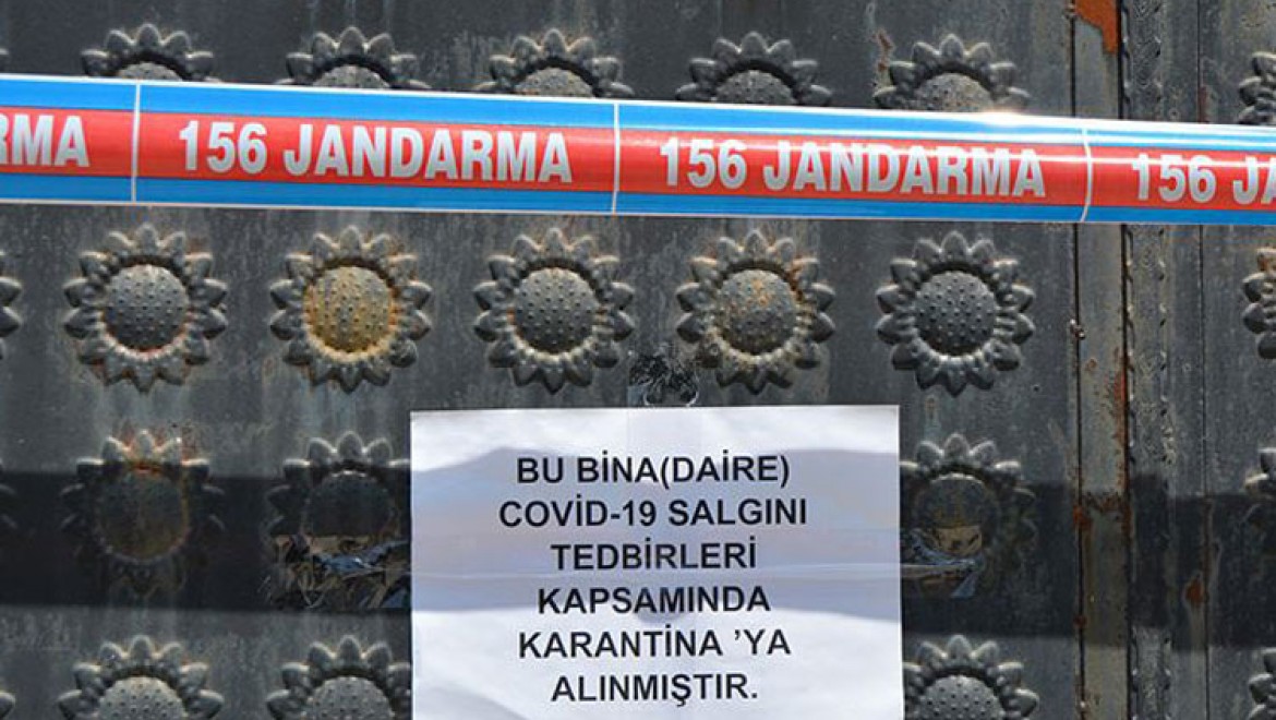 Şanlıurfa'da 62 ev karantinaya alındı