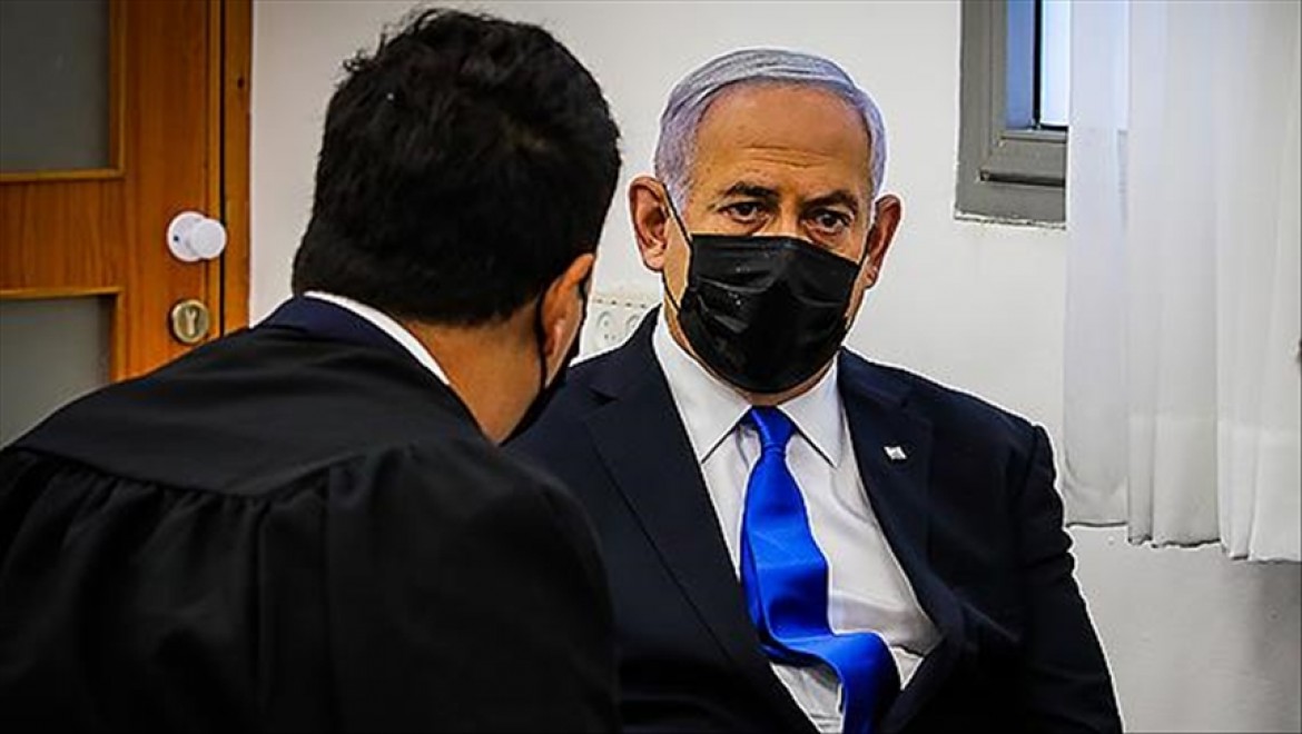 Eski İsrail Başbakanı Netanyahu'nun yargılandığı dava 3 ay aradan sonra yeniden başladı