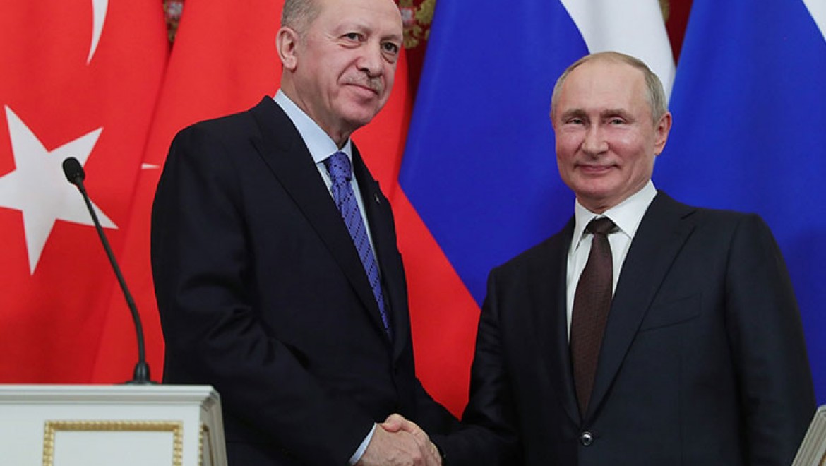 Cumhurbaşkanı Erdoğan, Rusya Devlet Başkanı Putin ile telefonda görüş
