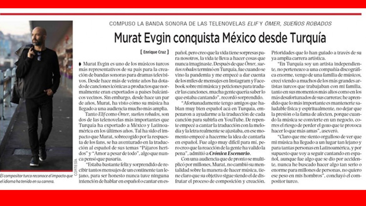 Murat Evgin Meksika basınında